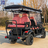 Voitures de golf personnalisées CAMP à 6 places avec batteries au lithium, buggy pas cher pour le tourisme