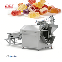 Machine à enrober les dragées CST, tambour de polissage pour enrobage au sucre des bonbons gélifiés, chocolats et noix