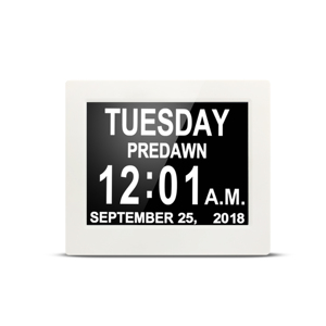 2020New Conception Facile <span class=keywords><strong>À</strong></span> Lire 7.5 pouces Démence <span class=keywords><strong>Calendrier</strong></span> Numérique Alarme <span class=keywords><strong>Horloge</strong></span> de Jour <span class=keywords><strong>Pour</strong></span> Les Personnes Âgées parlant <span class=keywords><strong>horloge</strong></span> de table - Product Image 6
