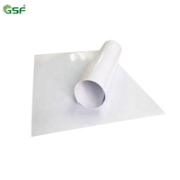 Papier autocollant laser adhésif thermofusible simple face, brillant et mat, en acrylique, activé par l'eau, pour avertissements