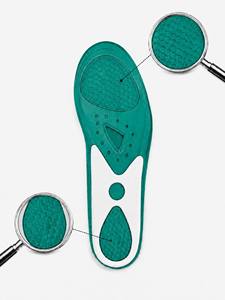 Solette in Gel Flessibili per Sport, Assorbimento degli Urti, Supporto dell'Arco Plantare, Sollievo dal Dolore ai Piedi, Unisex per <span class=keywords><strong>Scarpe</strong></span> da Corsa e Uso Quotidiano - Product Image 4