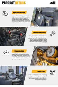 Topadora de Orugas de 220HP y 320HP con Hoja Inclinable Recta, Topadora Hidráulica con Bomba Principal y Componentes del Motor - Product Image 4