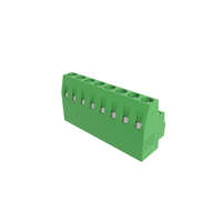 Connecteur vert YB652-508 borniers PCB double couche à 5.08 pas avec fil à vis pour embarquer le connecteur de borne