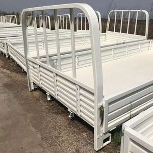 Fabrication en Chine Carrosserie pour <span class=keywords><strong>camion</strong></span> sec Constructeur de <span class=keywords><strong>camion</strong></span> à caisse plate sèche bon marché en acier Modèles neufs Dongfeng Jiefang - Product Image 3