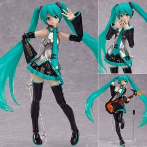 Figurine d'action Miku Classic Outfit Anime <span class=keywords><strong>Figma</strong></span> 014 avec articulations mobiles et support transparent pour collection de fans de Vocaloid - Product Image 5