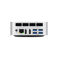 Mini Computer AMD Ryzen 5 Win11 Linux System DDR5 2.5G LAN USB4 All in One Small Desktop PC for Home Business Gaming