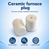 Bloc isolant en mousse d'alumine céramique pour four haute température, isolation résistante à la chaleur, efficacité thermique du four