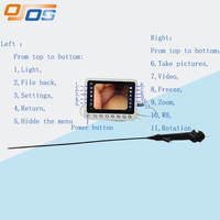 Endoscope vétérinaire portable jetable, bronchoscope, microscope USB connectant ordinateur portable et téléphone, Full HD ENT