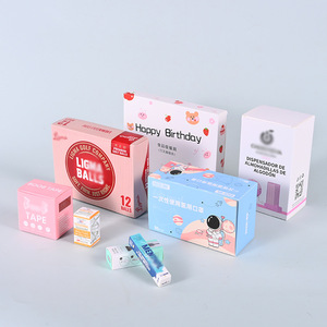 Boîtes en papier personnalisées Yunze, emballage cadeau, échantillons cosmétiques imprimés, boîte universelle, carton 350g, origine Wenzhou - Product Image 1