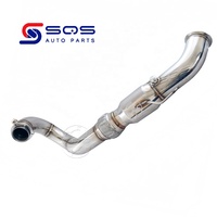 محول حفاز ثلاثي الاتجاهات عالي الجودة من SQS OEM/ODM، مناسب مباشرة، مصنوع من الفولاذ المقاوم للصدأ، مصقول بسلاسة، ملحوم بتقنية TIG، يتوافق مع معايير Euro III، ضمان لمدة سنة واحدة.