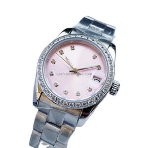 Montre automatique pour femme en acier inoxydable 904 luxueuse, affichage intelligent du cadran, fermoir caché, disponible en tailles 36 mm et 31 mm - Product Image 2