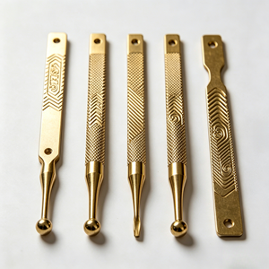 Custom Stainless Steel Metal Craft Tools, Engraved Handle <b>Nail</b> Art Sculpting Picks, Custom Logo Material & Color Available - Product Image 3