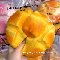 Bestseller transfrontalier : Jouets anti-stress en forme de pain et croissant, réalistes, croustillants et moelleux, en matériau PU doux, humide et à récupération lente, pour les 8 ans et plus