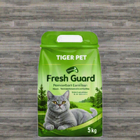 Litière pour chat écologique avec capteur de pH, formule pour la santé du chat et une maison propre