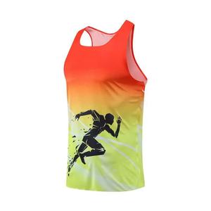 Camiseta Deportiva Personalizada para Hombre, de Malla, para Maratón, Carreras, Secado Rápido, Fitness, Sin Costuras, Termosellada - Product Image 2