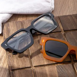 High Quality Fashion Thick Acetate Women Optical Glasses Frames Eyeglasses For Men Wholesale Square Big Size Acetate Glasses
