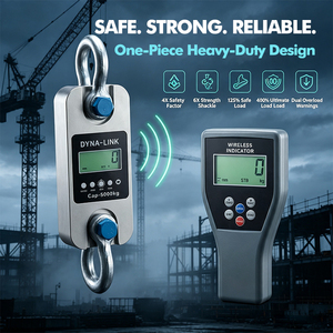 Dinamómetro inalámbrico LCD GWD200 para muelle y cañón, báscula digital para grú<span class=keywords><strong>a</strong></span>, celda de carga de 10, 30 y 50 toneladas - Product Image 2
