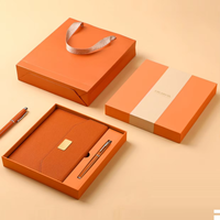 Agenda quotidien et mensuel personnalisé en cuir PU avec logo imprimé A5, carnet à couverture rigide, coffret cadeau SPP JL-004, 100 feuilles