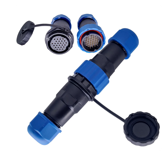 Aviation Socket XL13-16-20-28 Model 126 Pins Outdoor Industrial 16A Power Quick Connector Waterproof Male-Female Mating Plug