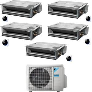 <b>Mini</b> Penta Split Ducted <b>Air</b> <b>Conditioner</b> Daikin-fdxm-90-99121212 9000+9000+12000+12000+12000 Btu R32 A+++ Duct Daikin Penta Split - Product Image 1