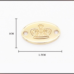 Accessoires de quincaillerie de qualité supérieure, étiquette métallique en alliage de zinc avec logo gravé pour valise - Product Image 3