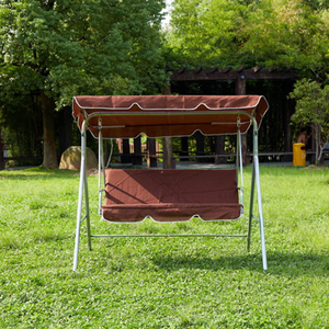 3 Person Jhula <b>Swing</b> Patio Chair with Canopy Garden Outdoor - Product Image 3