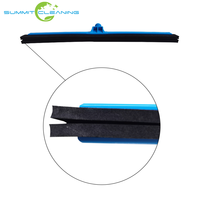 Raclette de sol en mousse industrielle bleue en plastique robuste pour le nettoyage de surfaces inégales NO.8114