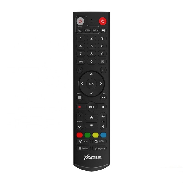 New Replacement Xsarius Remote Control With Learning Function for Pure 2/Avant 2/Avant 2+/Avant 2+ Ultra Set Top Box