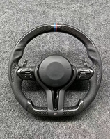 Volant de direction en fibre de carbone modifié pour BMW Série F (3, 4, 5, 6, 7), X1, X2, X3, X4, X5, X6 – Amélioration sportive de l'ancien au nouveau modèle