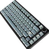 GMK Boneyard Keycaps Pbt 130 Keys Dye-Sub Cherry Profile Keycap for 61/87/104/108 Mx Switch Mechanical Keyboard