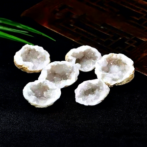 Pierre brute en gros, Agate marocaine naturelle, spécimen minéral blanc, pierre d'aromathérapie, décoration - Product Image 5
