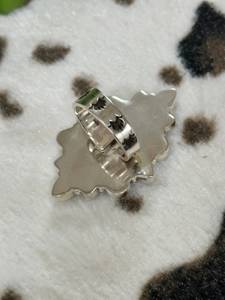 Southwest Vintage hecho a mano ajustable anillo de plata esterlina Multi-Stone Cluster Oval Cut Natural Stone Bezel Set para bodas - Product Image 4