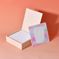 Ensemble de cartes d'affirmation imprimées OEM avec boîte, surface laminée, taille personnalisée, carte positive carrée pour usage familial