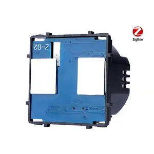 EU Tuya Base Zigbee Touch Switch Smart Function Key 1/2/3Gang APP Control Light Switch NO Panel, Neutral Wire