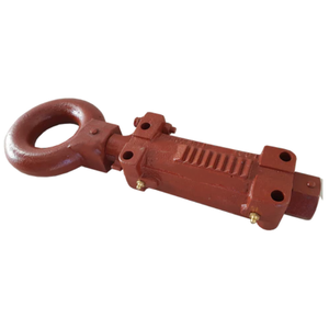 Accouplements de boule de remorquage d'<span class=keywords><strong>anneau</strong></span> évalué par 2T peints en rouge adapte les attelages de remorquage de remorque de fonte de remorque freinée mécanique et hydraulique avec l'<span class=keywords><strong>anneau</strong></span> - Product Image 1