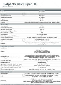 Eltek 60V 3000W FP2スイッチング電源Flatpack260/3000 SHEテレコム電力整流器モジュール241119.706 - Product Image 3