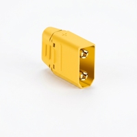 Connecteur RC XT90H à courant élevé 90A 500V, fiche banane plaquée or 4,5 mm pour chargeur de batterie Lipo