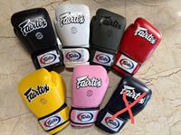 Gants de boxe Fairtex pour la boxe, le kickboxing, les arts martiaux mixtes et l'entraînement au combat
