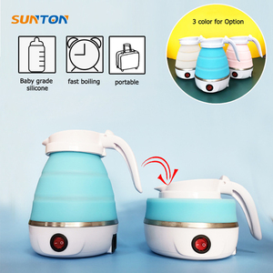 Bouilloire pliable en silicone SUNTON 600 ml, prix de gros, pour le camping, la randonnée et les voyages en plein air - Product Image 5
