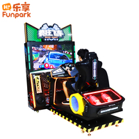 Simulador de Carreras de Autos Futurista con Pantalla HD que Funciona con Monedas, Máquina de Juegos de Conducción para Centros de Juegos Comerciales, Precio de Fábrica