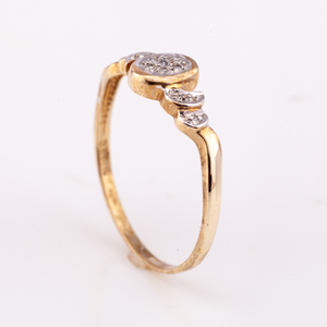 Anillo de Diamantes de Estilo Minimalista de Moda, Plata 925 con Baño de Oro de 14K, Directo de Fábrica en Tailandia - Product Image 4
