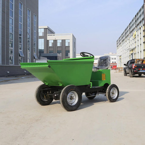 รถสาลี่ยางมินิรถเทไฟฟ้ามินิไซต์รถเทไซต์ติดตามผู้ให้บริการ - Product Image 3