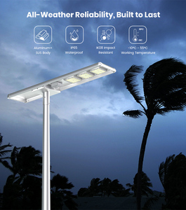 Lampe solaire extérieure SRESKY 80W, qualité industrielle, IP65, solution d'éclairage étanche, lampes solaires d'extérieur - Product Image 4