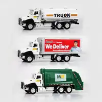 Diecast Metal Alloy Car Toy, Garbage Truck Container