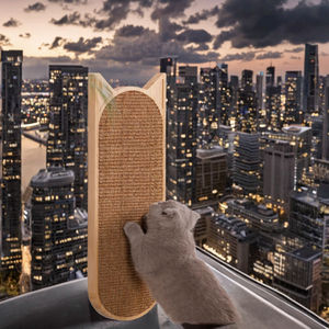 An der Wand montiertes vertikales Katzen kratz brett Kratz baum aus Holz und Kunststoff zum Klettern und Klauen schleifen von Sisal Post <span class=keywords><strong>Cat</strong></span> Toy - Product Image 2