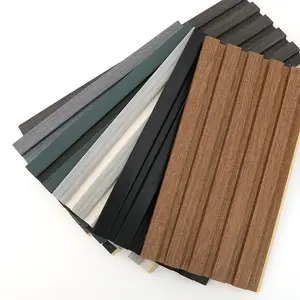 China Factory Wood PS Wall Panel Polystyrene Grille Timber Wall Panel