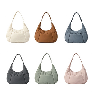 Sac fourre-tout en nylon 2025 pour femme, grande capacité, ouverture supérieure, léger, imperméable, sac à bandoulière avec logo personnalisé - Product Image 6