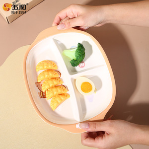 Baby Bear Childrens Tableware Food Grade Melamine Bowl Plate <b>Cup</b> <b>Set</b> For Kids 6 Months Plus - Product Image 4
