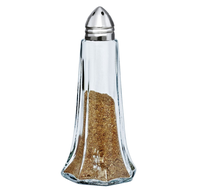 Ensemble de épices et d'assaisonnements vides, 1oz, conteneurs en verre, en forme de tour, poivre sucre, shaker en acier inoxydable, vente en gros