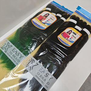 Extensiones de <span class=keywords><strong>Cabello</strong></span> Sintético Yaki Pre-Estiradas Personalizadas Más Vendidas al por Mayor de Fábrica <span class=keywords><strong>para</strong></span> <span class=keywords><strong>Tratamiento</strong></span> Capilar - Product Image 2